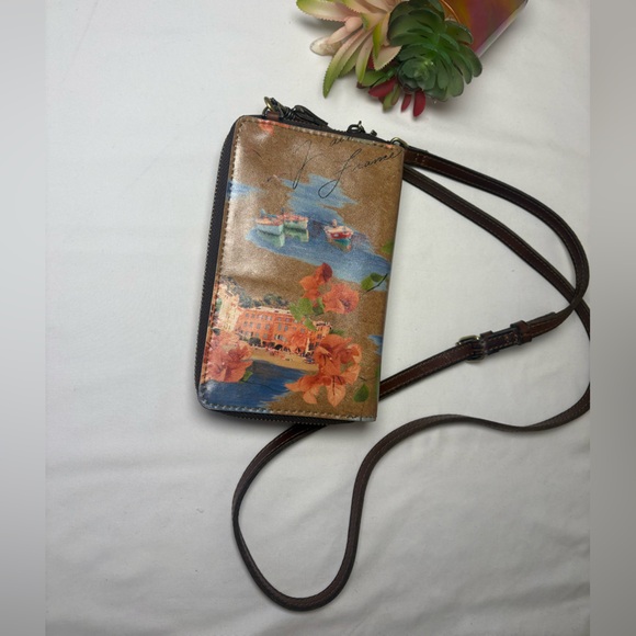 Patricia Nash Multicolor Floral Crossbody Bag - Picture 2 of 5